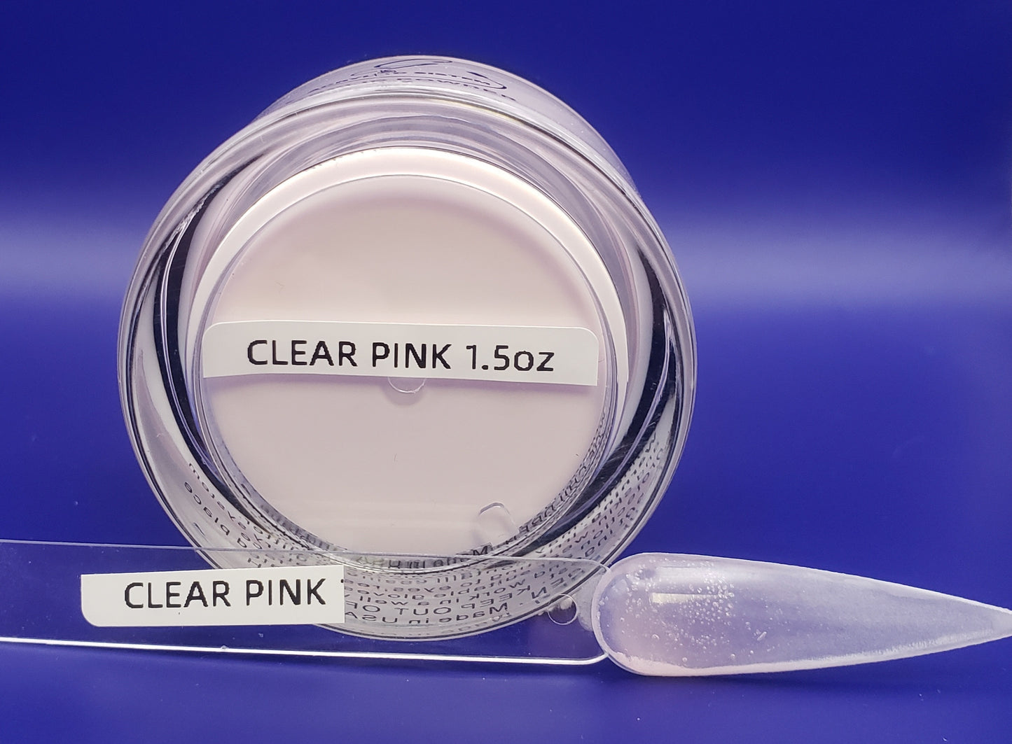 GARDENIA ACRYLIC POWDER 1.5 OZ CLEAR PINK