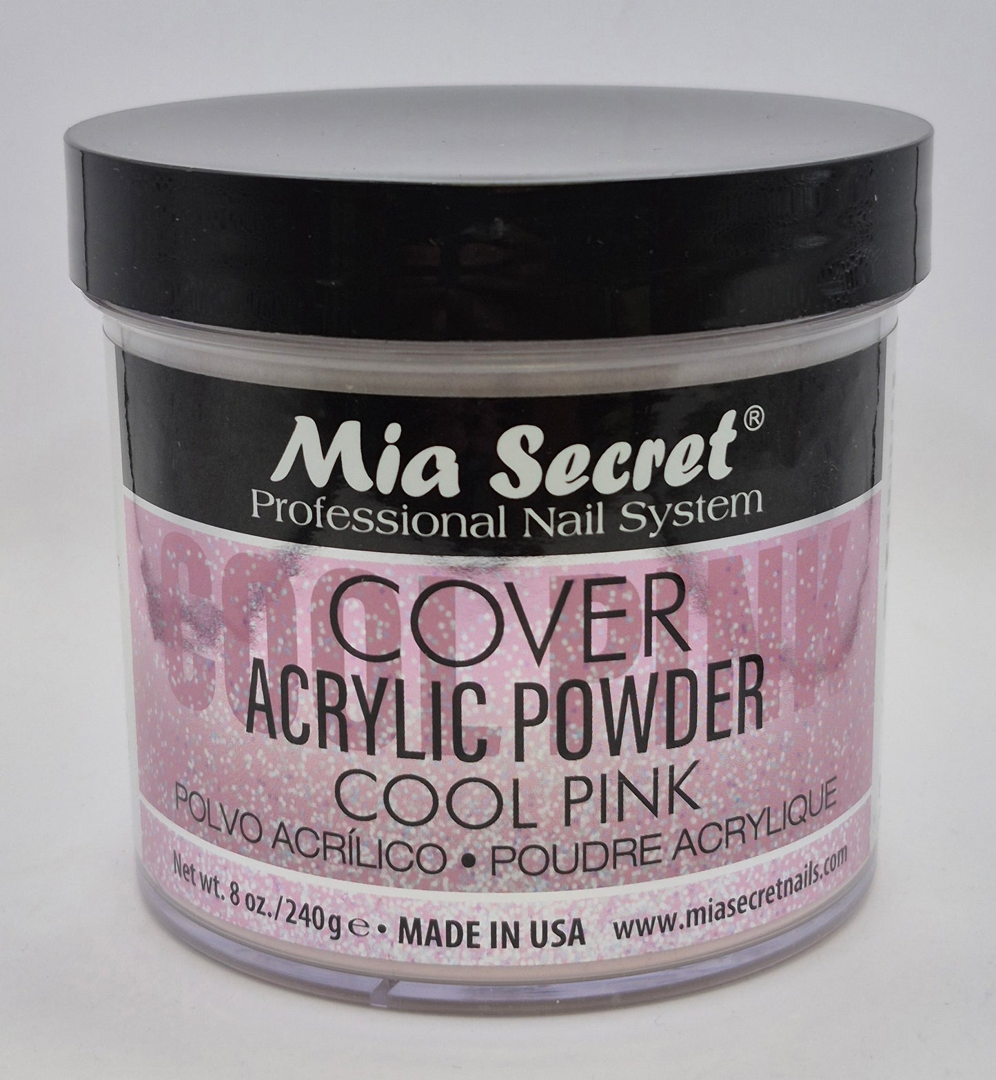 MIA SECRET ACRYLIC POWDER 4.OZ COOL PINK