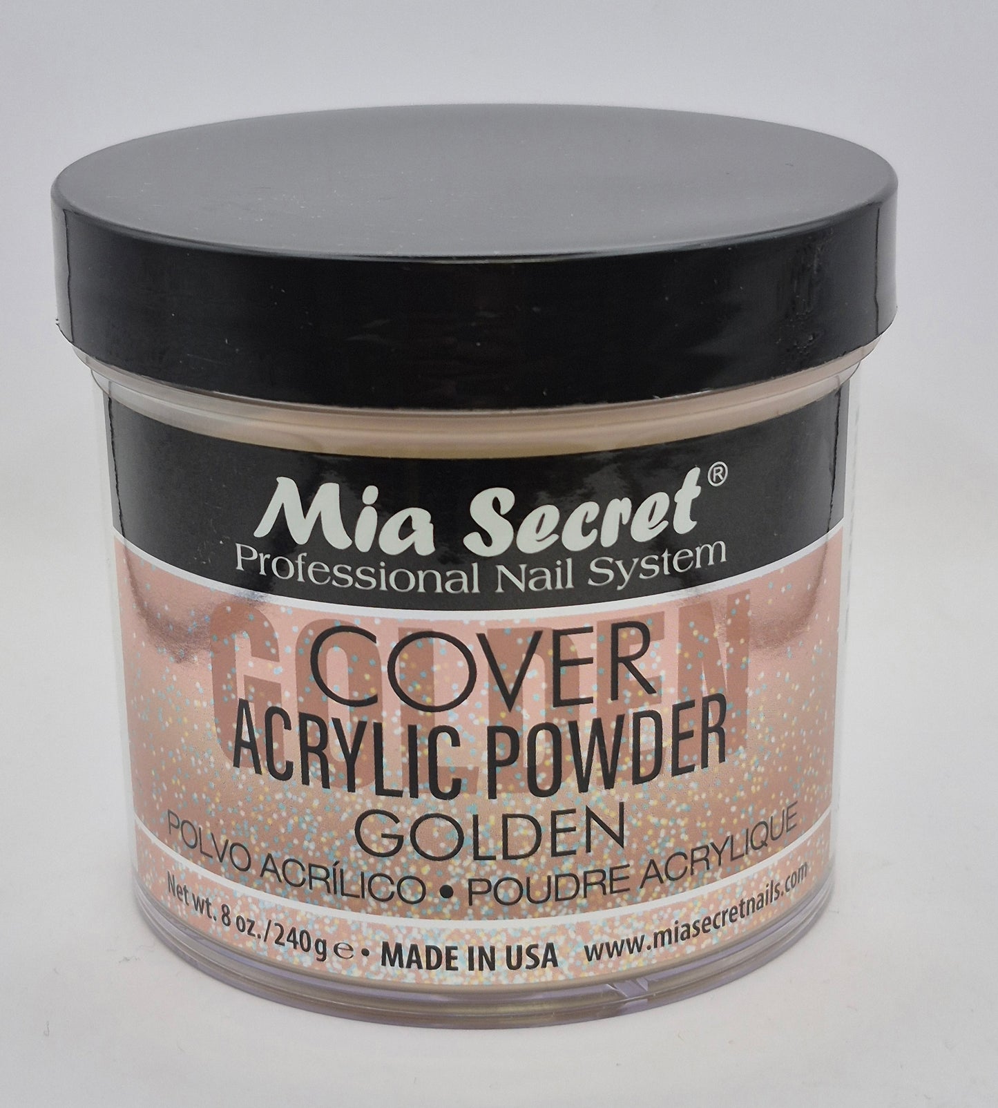 MIA SECRET ACRYLIC POWDER 4.OZ COVER GOLDEN