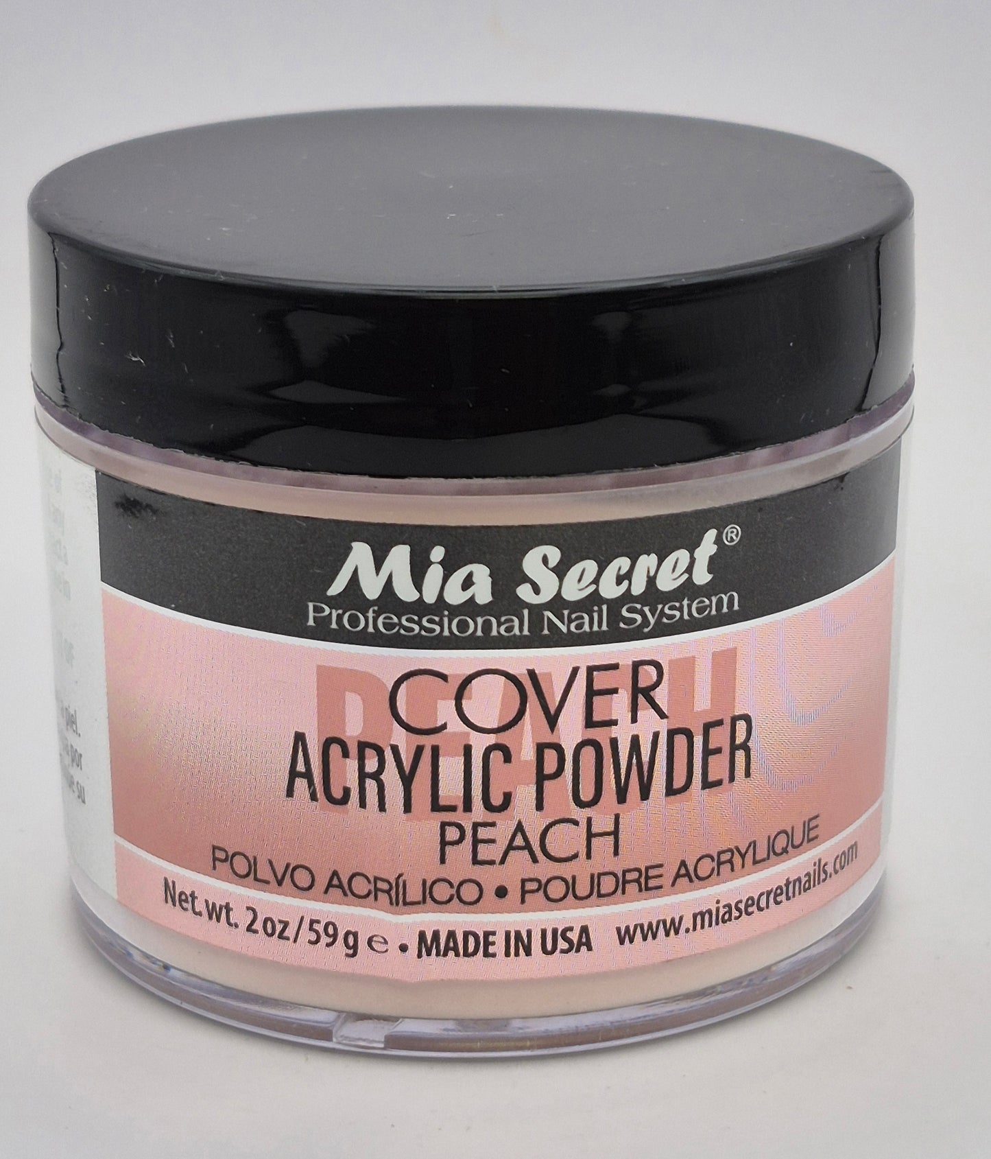 MIA SECRET ACRYLIC POWDER 2.OZ COVER PEACH