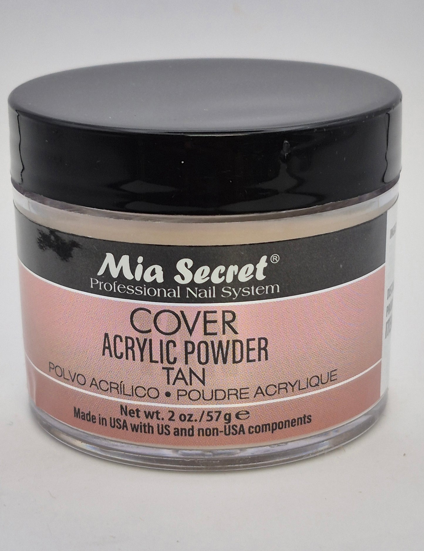 MIA SECRET ACRYLIC POWDER 2.OZ COVER TAN