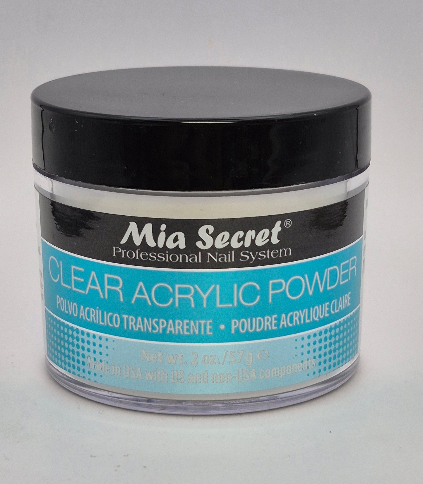 MIA SECRET ACRYLIC POWDER 2.OZ CLEAR