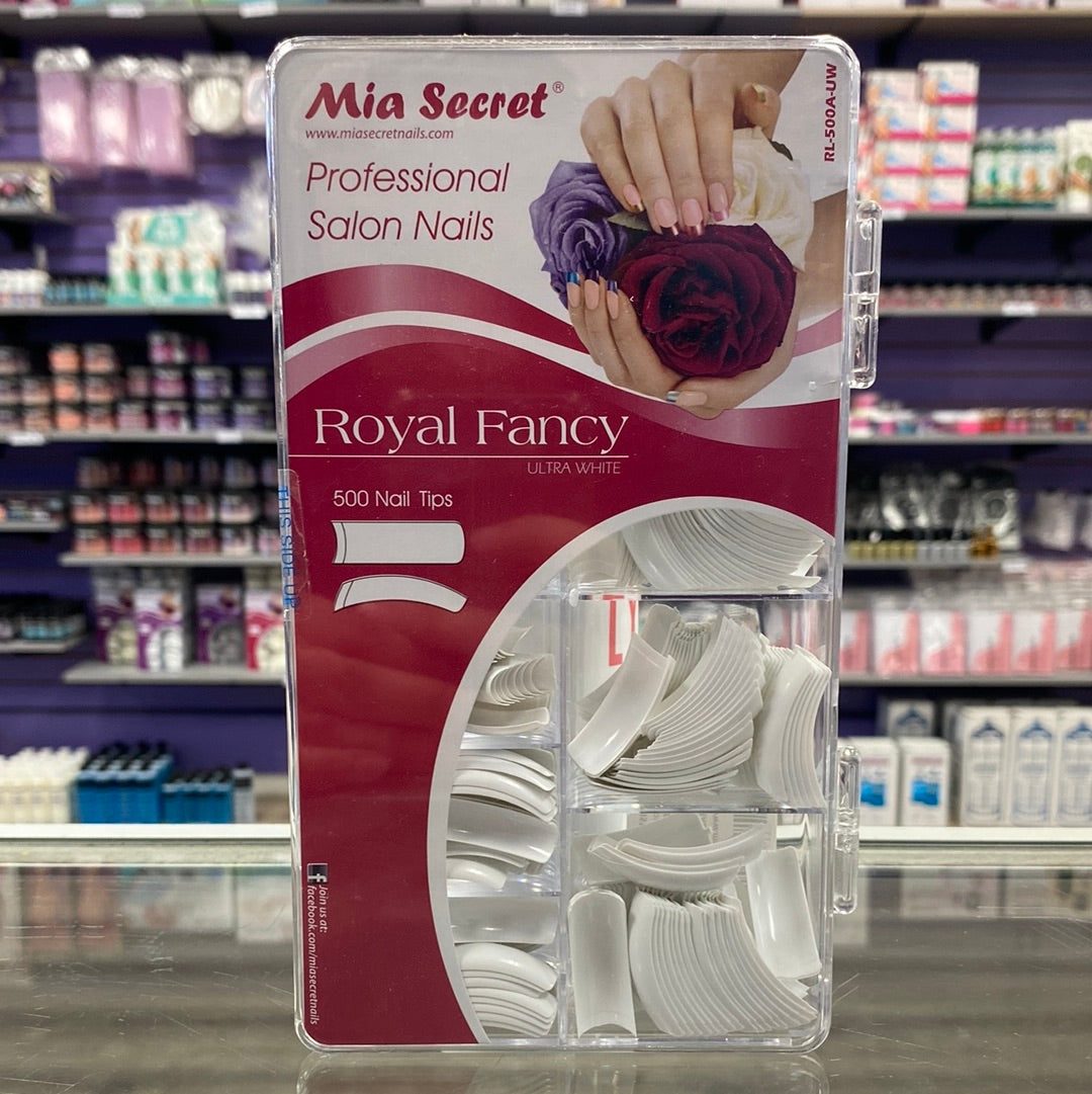 Mia Secret Royal Fancy 500 Nail Tip Acrylic Box
