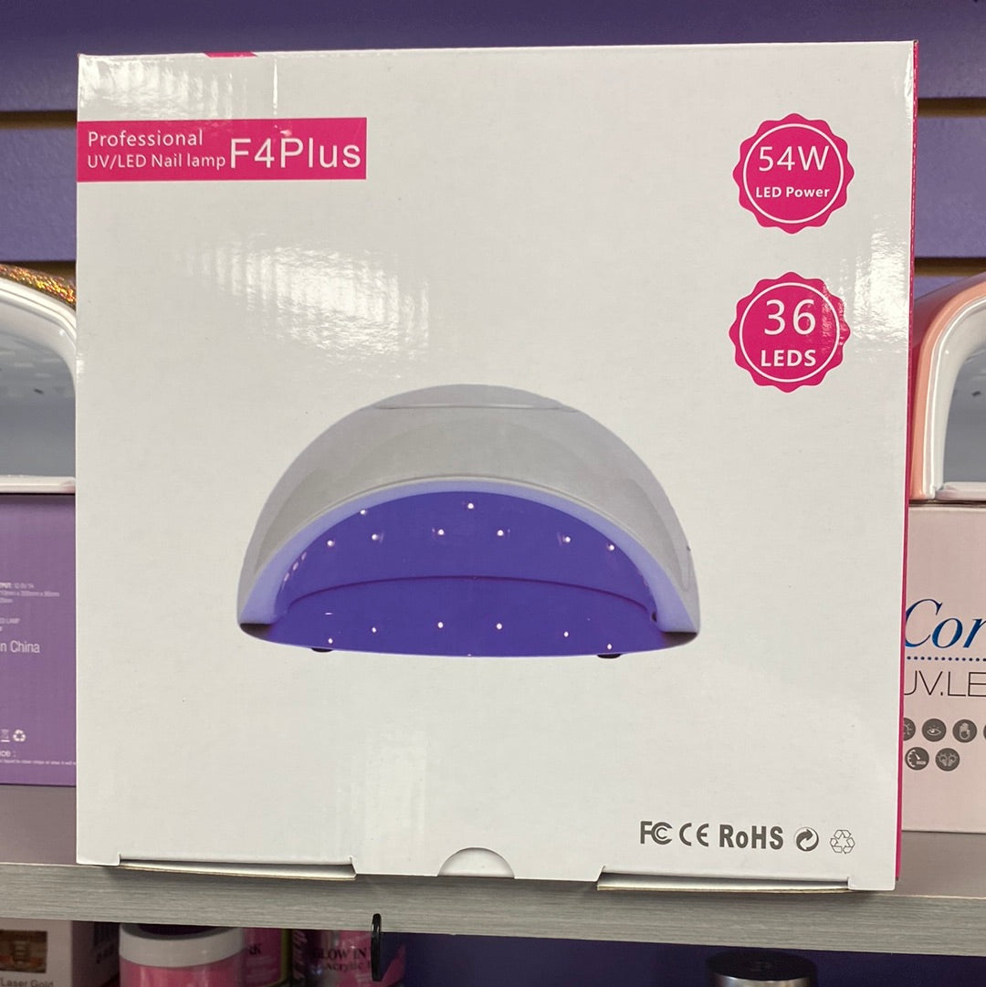 Professional UV/LED Nail Lamp 54w (36 LEDs) F4Plus- Pink