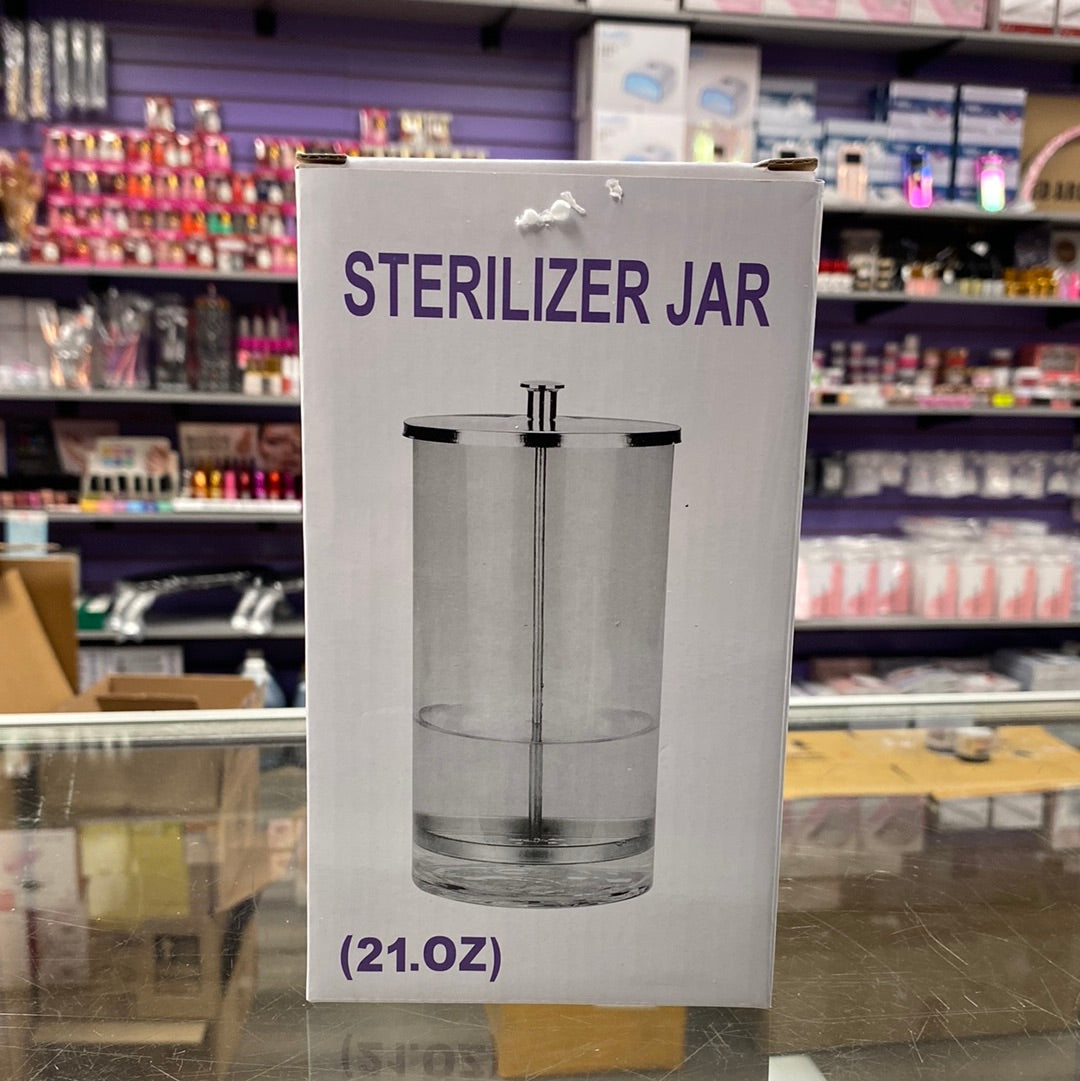 Clear Sterilizer Jar 21 Oz