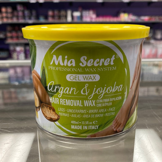 Mia Secret Gel Wax Argan and Jojoba Oil Hair Removal 13.5 Oz