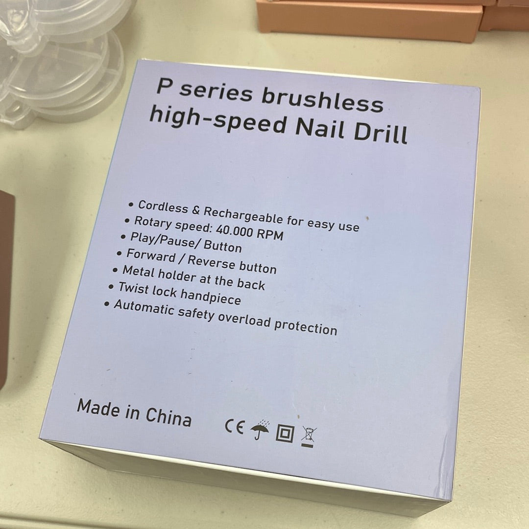 P SERIES Brushless High Speed Nail Drill-Pink