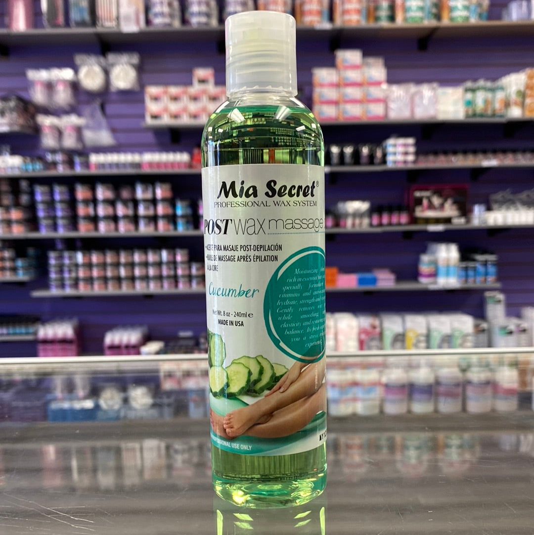 Mia Secret Post Wax Massage Oil- Cucumber