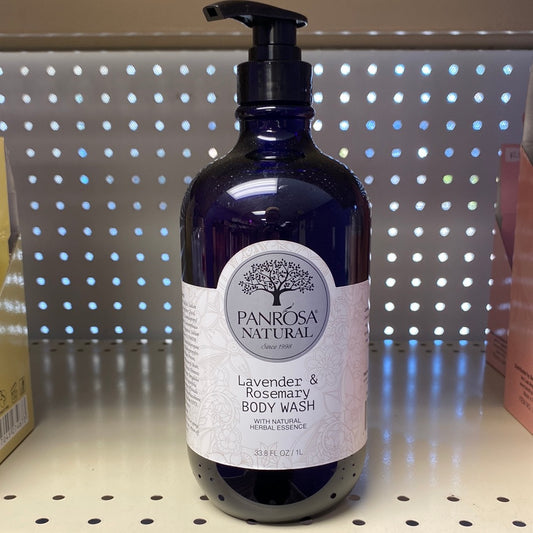 Panrosa Natural- Lavender & Rosemary Body Wash 33.8 Fl Oz