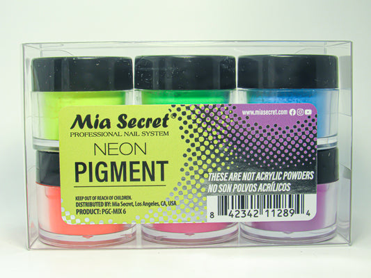 Mia Secret Neon Pigment- 6 PCS Collection