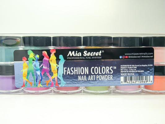 Mia Secret Fashion Colors Nail Air Powder- 12 PCS