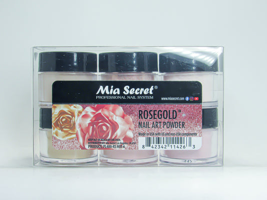 Mia Secret Rosegold Nail Art- 6 PCS