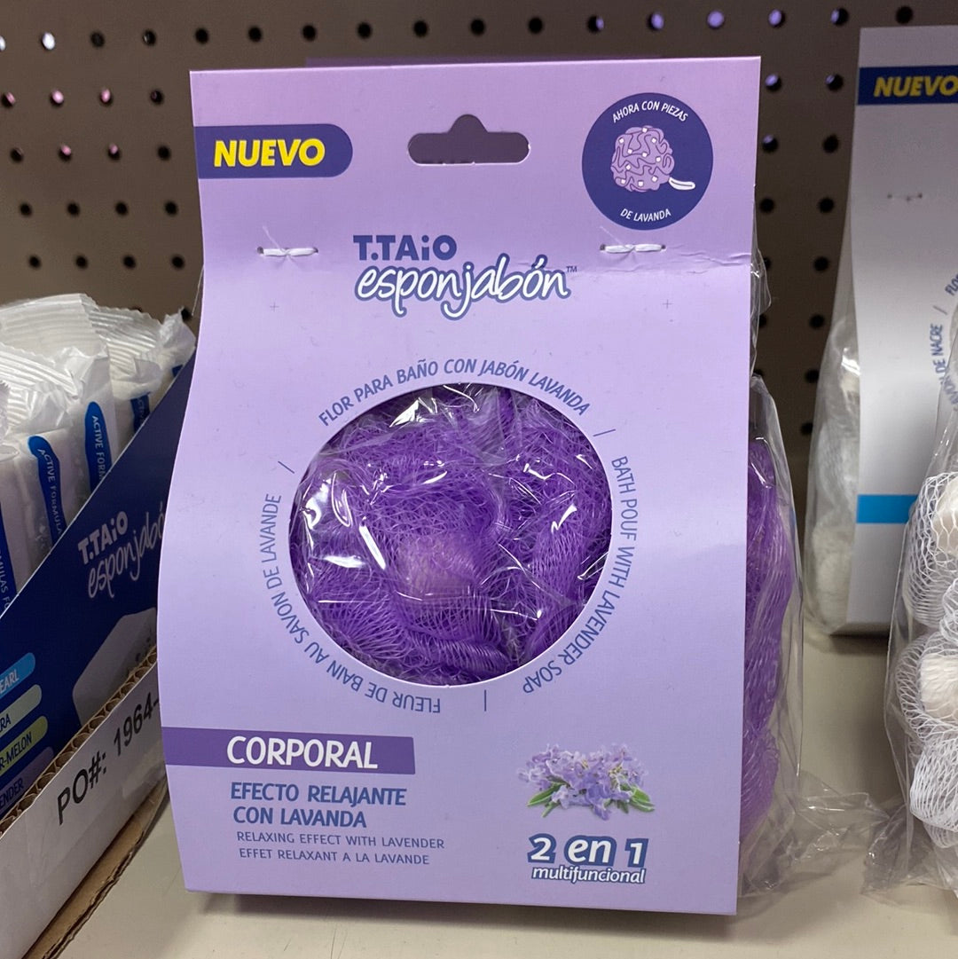 T. Taio Esponjabon Bath Sponge 2 in 1