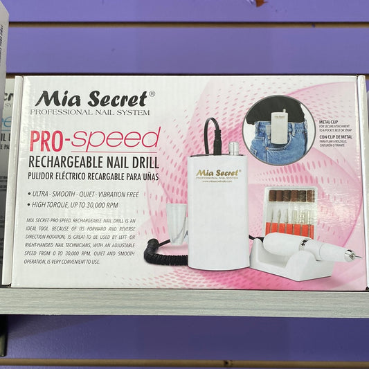 Mia Secret Pro-Speed Rechargeable Nail Drill- White