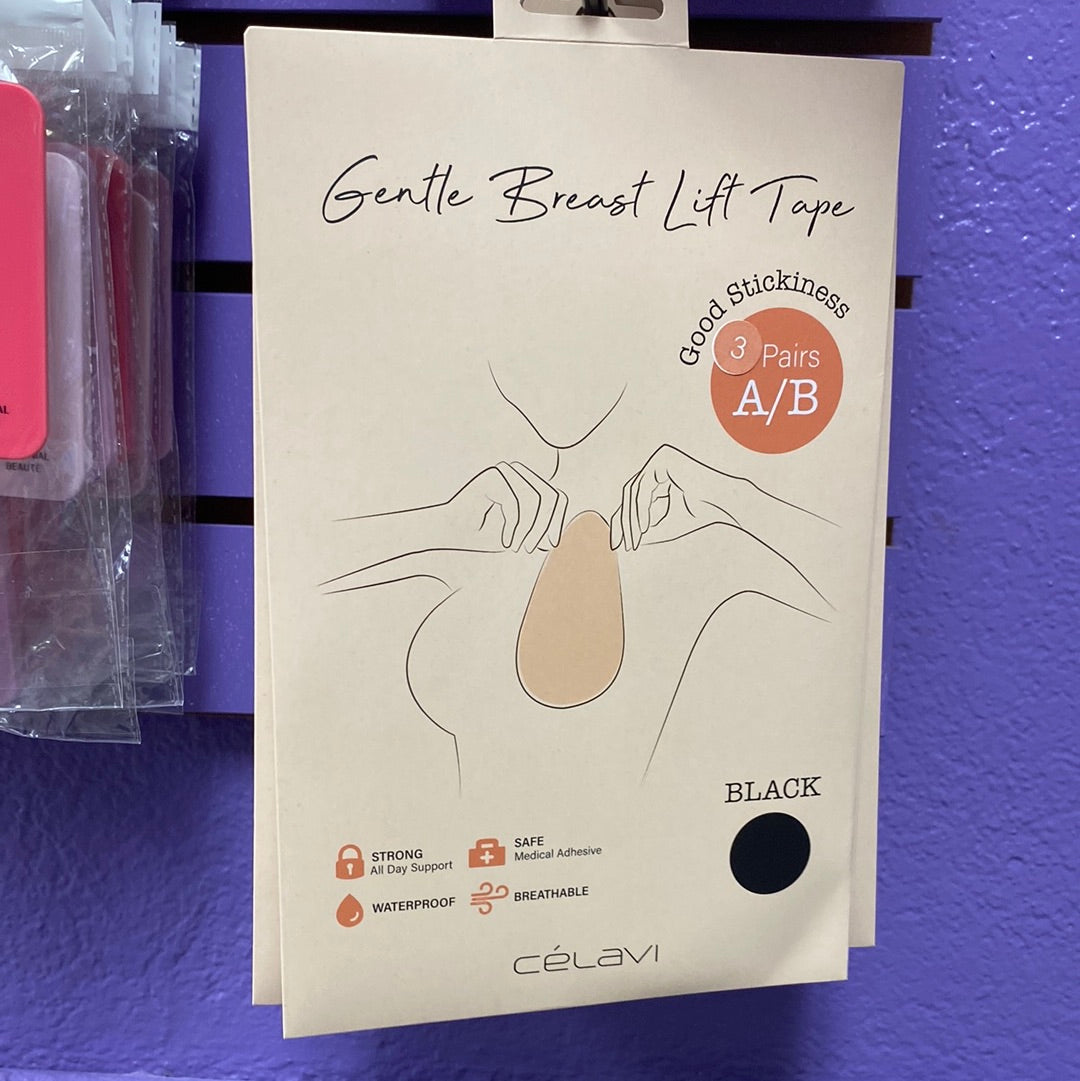 Celavi Gentle Breast Lift Tape 3 Pais A/B- Black – Gardenia Beauty