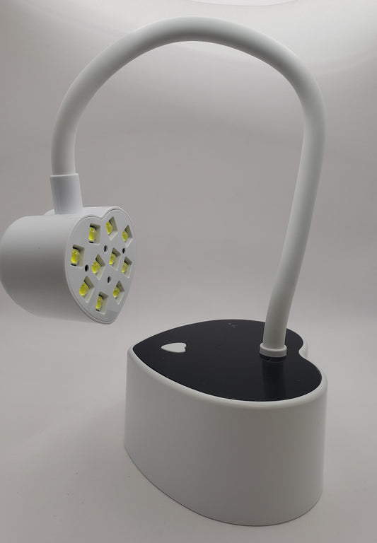 MINI HEART UV LED NAIL LAMP 30W (WHITE)