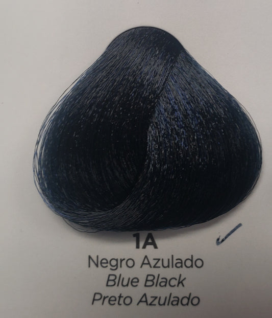 KUUL PERMANENT HAIR COLOR  NATURAL #1A BLUE BLACK