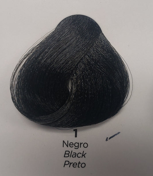 KUUL PERMANENT HAIR COLOR  NATURAL #1 BLACK