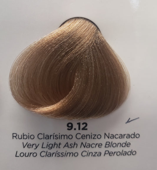 KUUL COLOR SYSTEM IRIDECENT #9.12 VERY LIGHT ASK NACRE BLONDE
