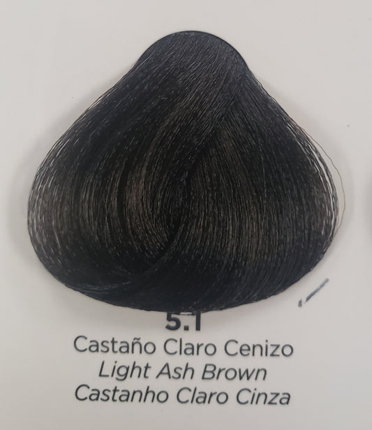 KUUL COLOR SYSTEM ANTICOPPER TONES #5.1 LIGHT ASH BROWN