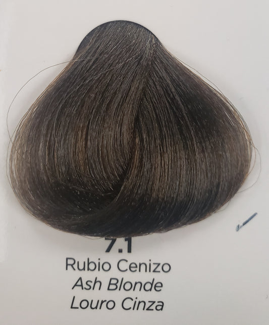 KUUL COLOR SYSTEM ANTICOPPER TONES #7.1 ASH BLONDE