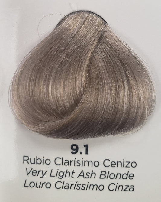 KUUL COLOR SYSTEM ANTICOPPER TONES #9.1 VERY LIGHT ASH BLONDE