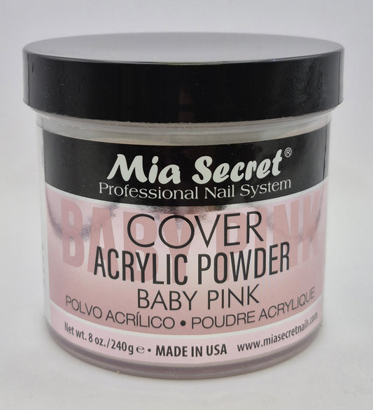 MIA SECRET ACRYLIC POWDER 4.OZ BABY PINK