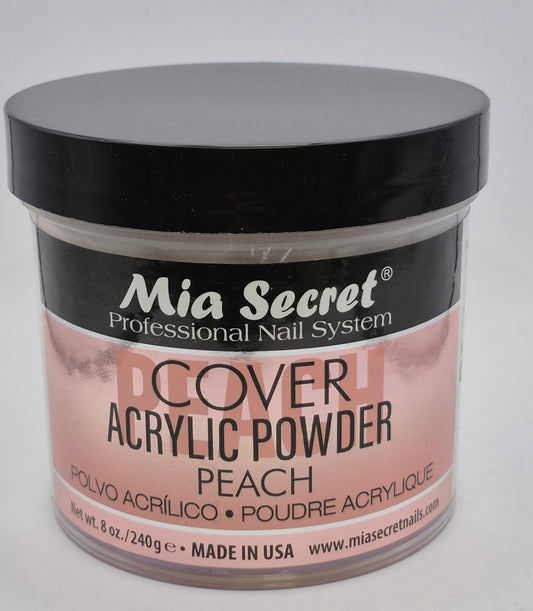 MIA SECRET ACRYLIC POWDER 4.OZ PEACH