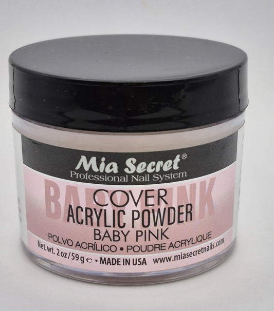 MIA SECRET ACRYLIC POWDER 2.OZ COVER BABY PINK