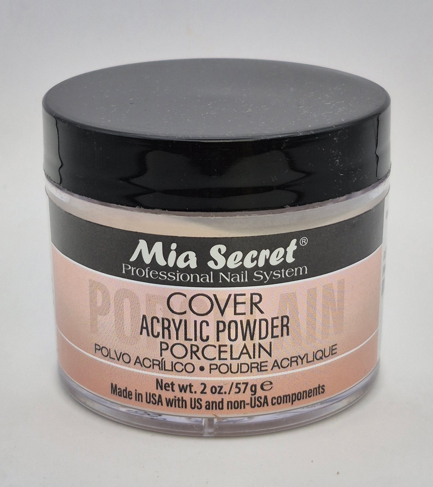 MIA SECRET COVER ACRYLIC POWDER 2.OZ PORCELAIN