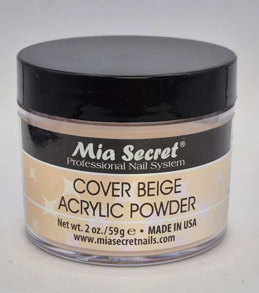 MIA SECRET ACRYLIC POWDER 2.OZ COVER BEIGE