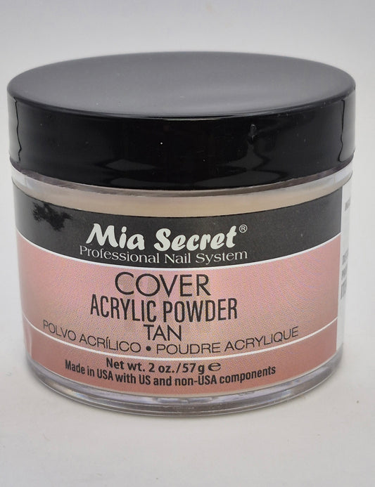 MIA SECRET ACRYLIC POWDER 2.OZ  COVER TAN