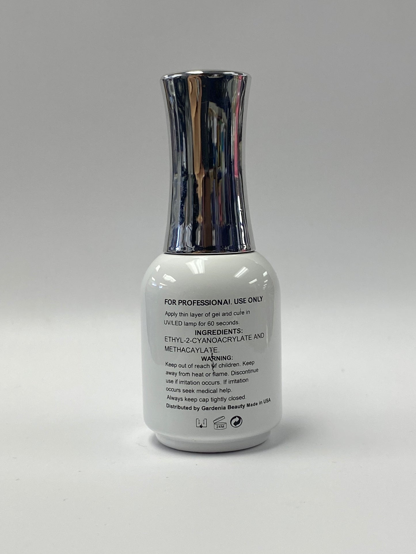 Gardenia Beauty Glass Gel Top Coat 0.5 oz