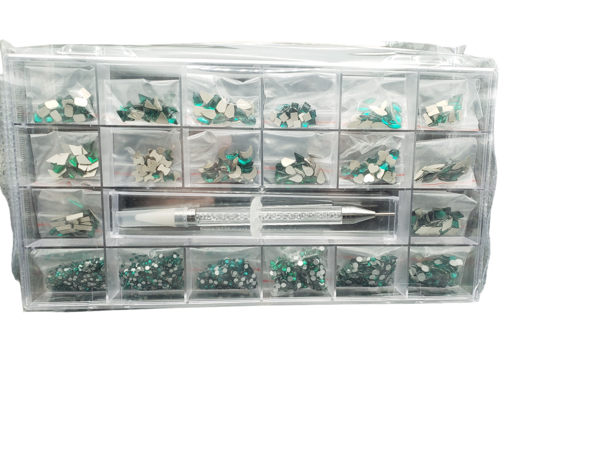 5 Layer Rhinestone Box CRYSTAL RHINESTONES BOX – Gardenia Beauty