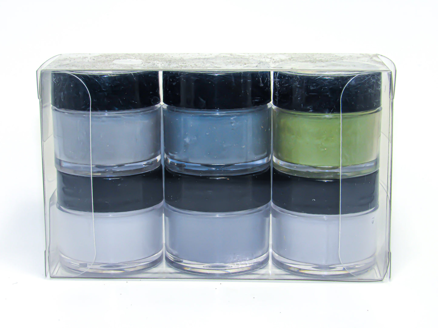 Mia Secret Grey Jungle Nail Art Powder- 6 PCS