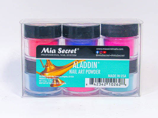 Mia Secret Aladdin Nail Art Powder- 6 PCS