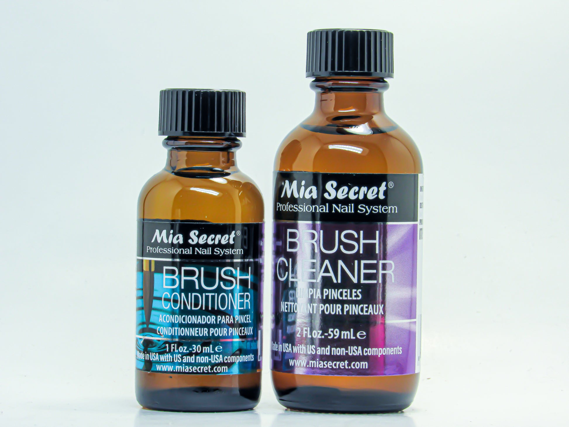Mia Secret Nail Brush Cleaner 2 oz – sales-kdnailsupply