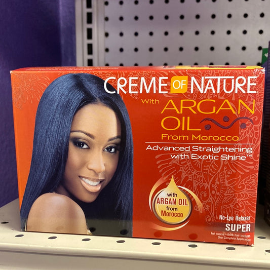 Creme of Nature No Lye Relaxer w Argan Oil- Super