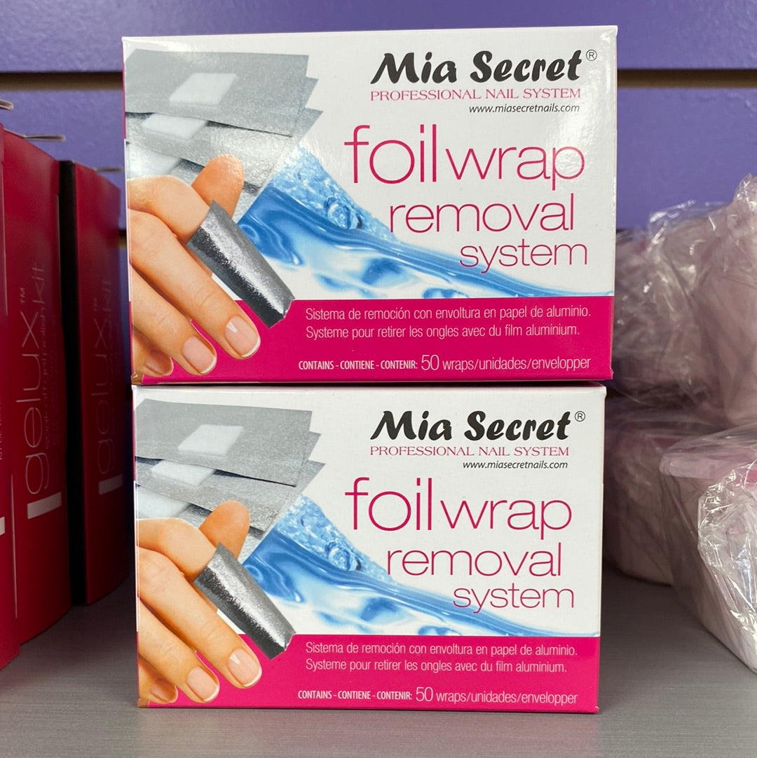 Mia Secret Foil Wrap Nail Removal System 50 Pc Box