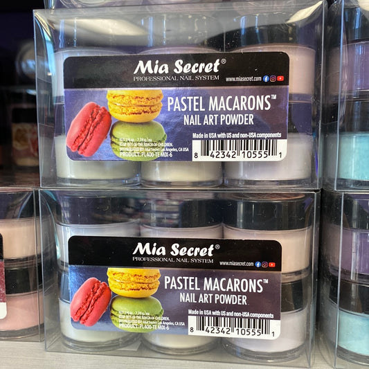 Mia Secret Pastel Macarons Nail Art Collection