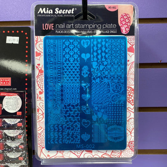 Mia Secret Nail Art Stamping Plate