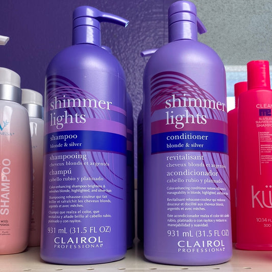 Clairol Shimmer Lights Conditioner/Shampoo 31.5 Fl Oz